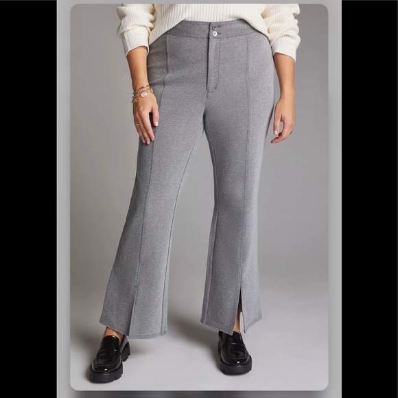 Anthropologie Maeve Seamed Flare Pants - Picture 3 of 4